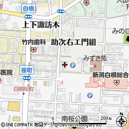 新潟県新潟市南区助次右エ門組12-4周辺の地図