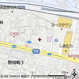 ドコモショップ福島野田店周辺の地図