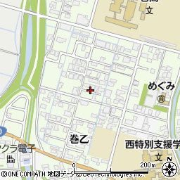 新潟県新潟市西蒲区巻乙260周辺の地図