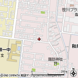 和泉アネックス周辺の地図
