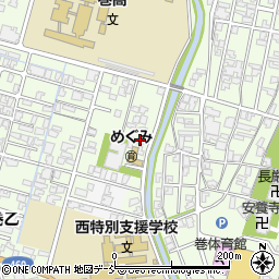 新潟県新潟市西蒲区巻乙11周辺の地図