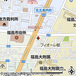 ドコモショップ福島市役所前店周辺の地図