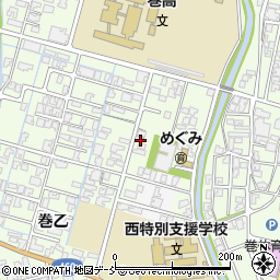 新潟県新潟市西蒲区巻乙22周辺の地図