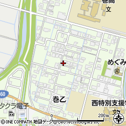 新潟県新潟市西蒲区巻乙260-1周辺の地図