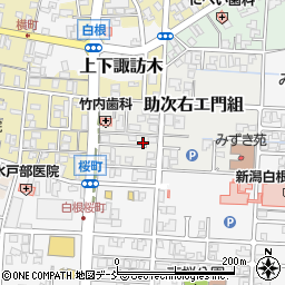 新潟県新潟市南区助次右エ門組16-3周辺の地図