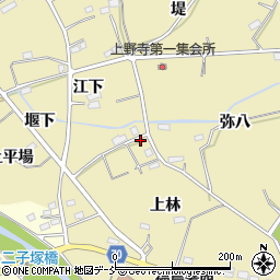 福島県福島市上野寺上林21周辺の地図
