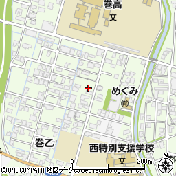 新潟県新潟市西蒲区巻乙284周辺の地図