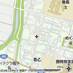 新潟県新潟市西蒲区巻乙243周辺の地図