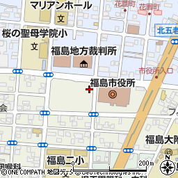 福島市役所　健康福祉部障がい福祉課自立支援係周辺の地図