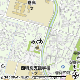 新潟県新潟市西蒲区巻乙12周辺の地図