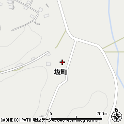 福島県福島市山口坂町周辺の地図