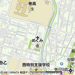 新潟県新潟市西蒲区巻乙13-8周辺の地図