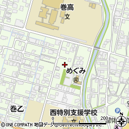 新潟県新潟市西蒲区巻乙13-30周辺の地図