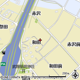 福島県福島市上野寺（和田）周辺の地図