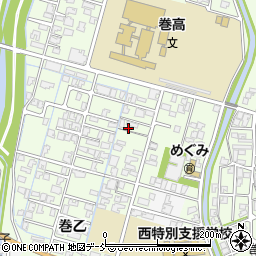 新潟県新潟市西蒲区巻乙287周辺の地図