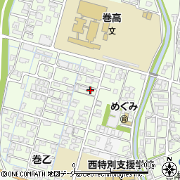 新潟県新潟市西蒲区巻乙289周辺の地図