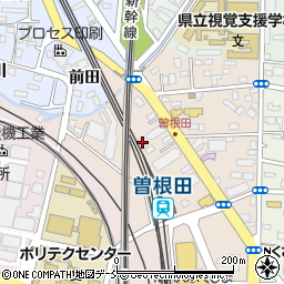曽根田町会館周辺の地図