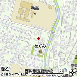 新潟県新潟市西蒲区巻乙13-38周辺の地図