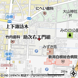 新潟県新潟市南区助次右エ門組34周辺の地図