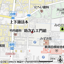 新潟県新潟市南区助次右エ門組29周辺の地図