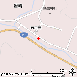 福島県伊達市霊山町石田下中瀬14周辺の地図