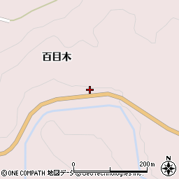 福島県伊達市霊山町石田百目木32周辺の地図