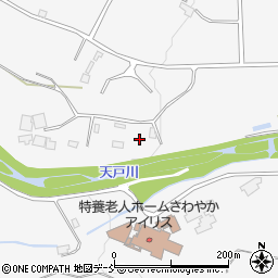 福島県福島市在庭坂中川原7周辺の地図
