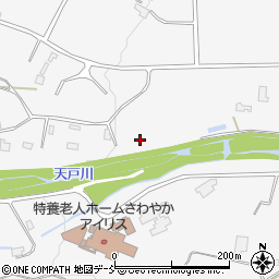 福島県福島市在庭坂城場周辺の地図