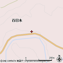 福島県伊達市霊山町石田百目木25周辺の地図