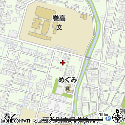 新潟県新潟市西蒲区巻乙13-70周辺の地図