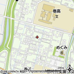 新潟県新潟市西蒲区巻乙254周辺の地図
