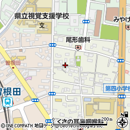 福島県福島市天神町周辺の地図