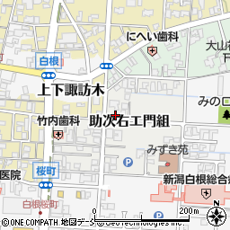 新潟県新潟市南区助次右エ門組50-5周辺の地図