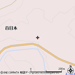 福島県伊達市霊山町石田百目木22周辺の地図