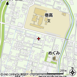新潟県新潟市西蒲区巻乙291-9周辺の地図
