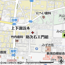 新潟県新潟市南区助次右エ門組50-3周辺の地図