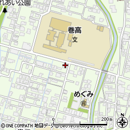 ヤマザキＹショップ巻石田店周辺の地図