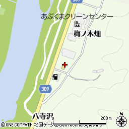 福島県福島市渡利八寺沢下周辺の地図
