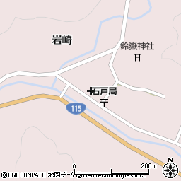 福島県伊達市霊山町石田宮下周辺の地図