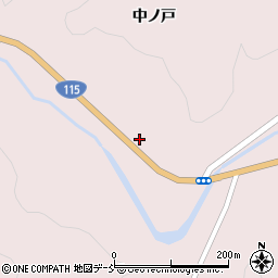 福島県伊達市霊山町石田中ノ戸33周辺の地図