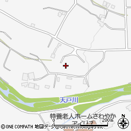 福島県福島市在庭坂中川原11周辺の地図