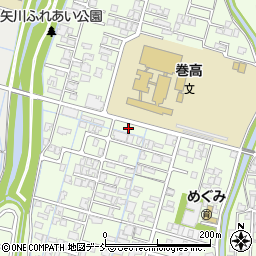 新潟県新潟市西蒲区巻乙251周辺の地図