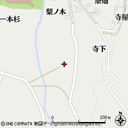 福島県福島市山口天神周辺の地図