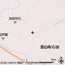 福島県伊達市霊山町石田下屋敷41周辺の地図