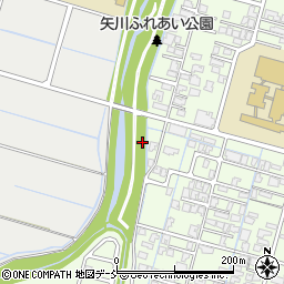 矢川ふれあい公園トイレ周辺の地図