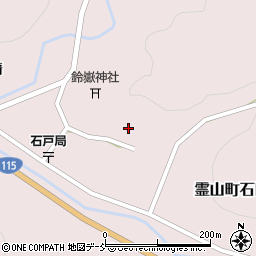 福島県伊達市霊山町石田下屋敷15周辺の地図