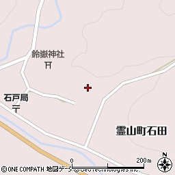福島県伊達市霊山町石田下屋敷22周辺の地図