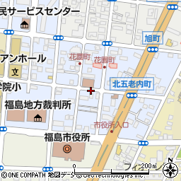 アサヒガード株式会社　福島営業所周辺の地図