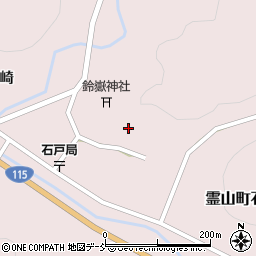 福島県伊達市霊山町石田下屋敷8周辺の地図
