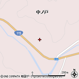福島県伊達市霊山町石田中ノ戸28周辺の地図